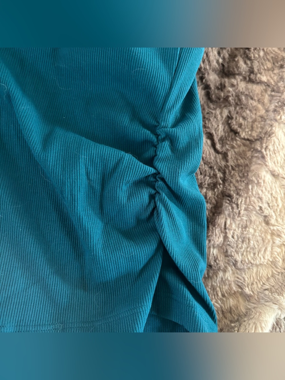 Athleta Signature Ribbed Asymmetrical Support Top - Picture 5 of 5